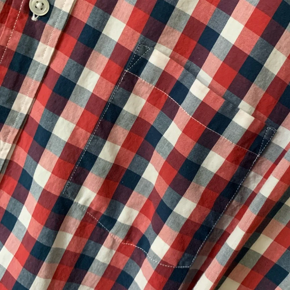 J. Crew Men’s Slim Fit Long Sleeve Plaid Button Down Shirt